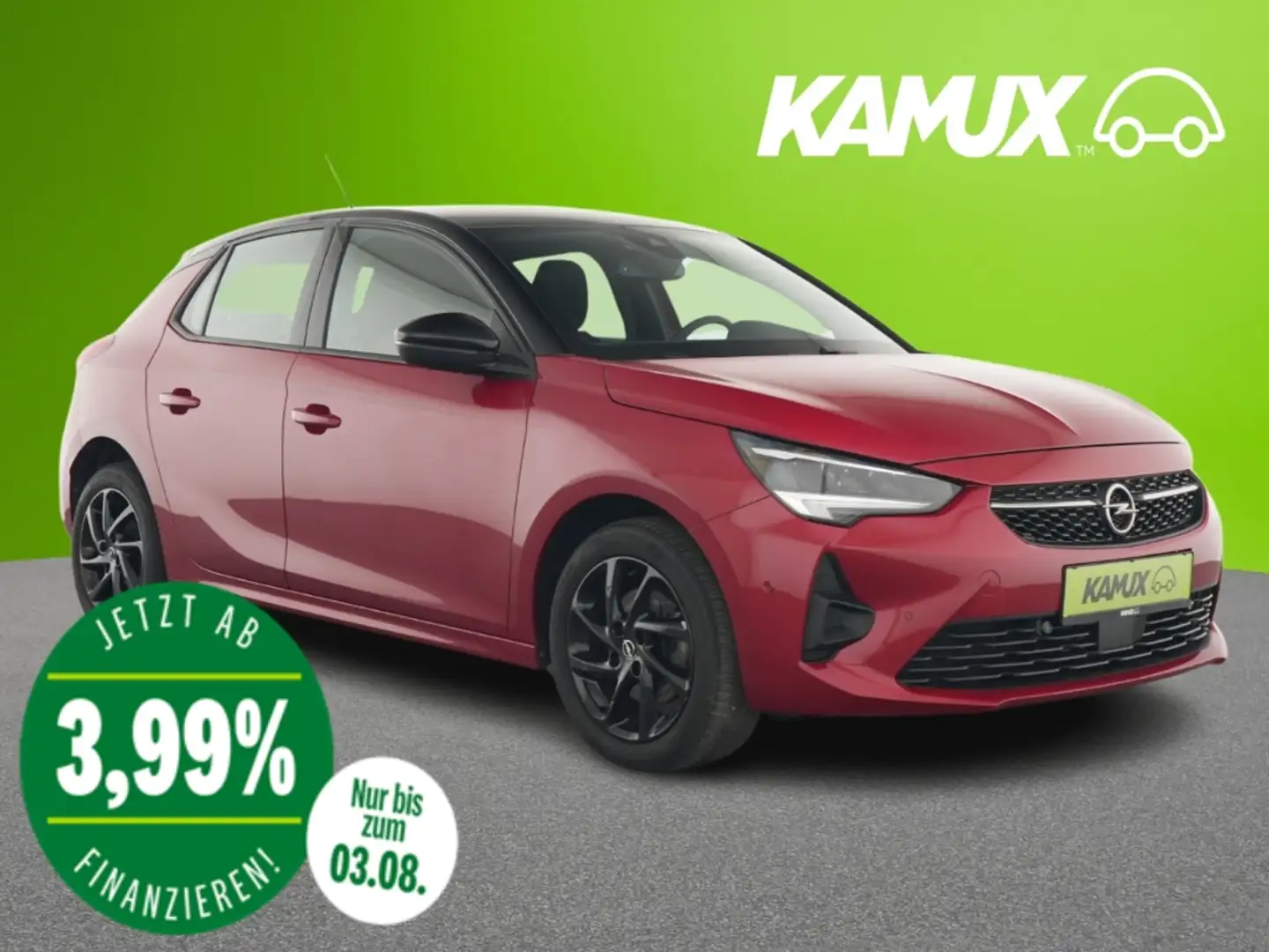 Opel Corsa F 1.2T GS+LED+NAVI+KAMERA+TEMPO+PDC Rojo - 1