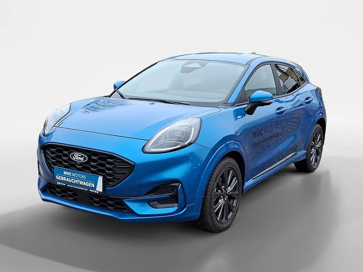 Ford Puma 1,0 EcoBoost Hybrid ST-Line Aut. Blau - 1