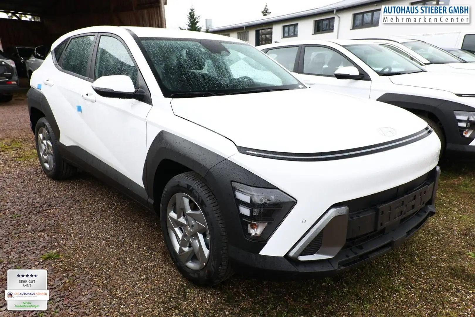 Hyundai KONA Select 1.6 T-GDI 138 DCT MY25 Nav Kam Temp 102 ... Weiß - 2