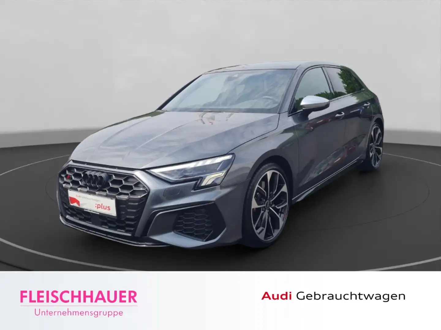 Audi S3 Sportback 2.0 TFSI quattro DSG+Pano+Navi+CarPlay+L Grau - 1