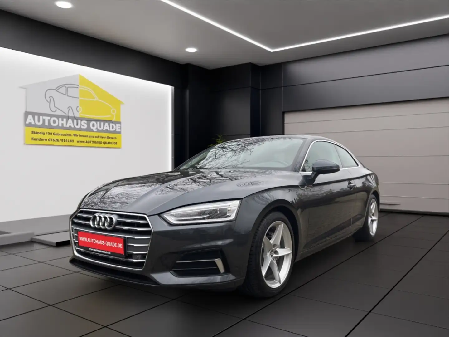 Audi A5 Coupe 40 TDI sport 2.0 EU6d-T AD Navi Bi-Xenon El. Grau - 1