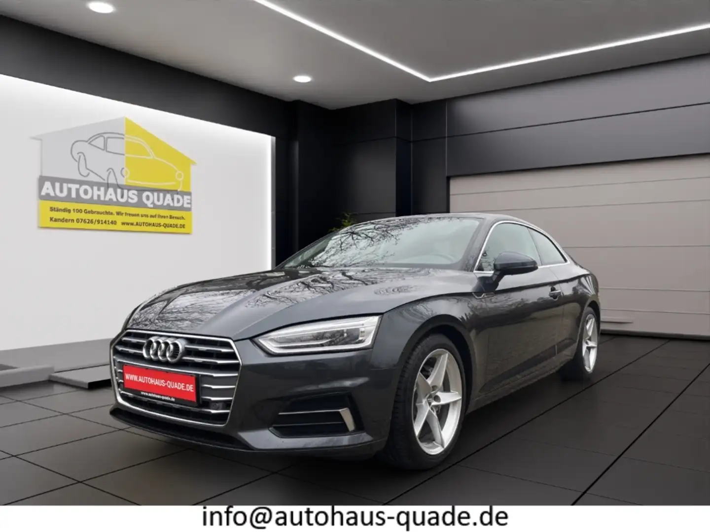 Audi A5 Coupe 40 TDI sport 2.0 EU6d-T AD Navi Bi-Xenon El. Grau - 1