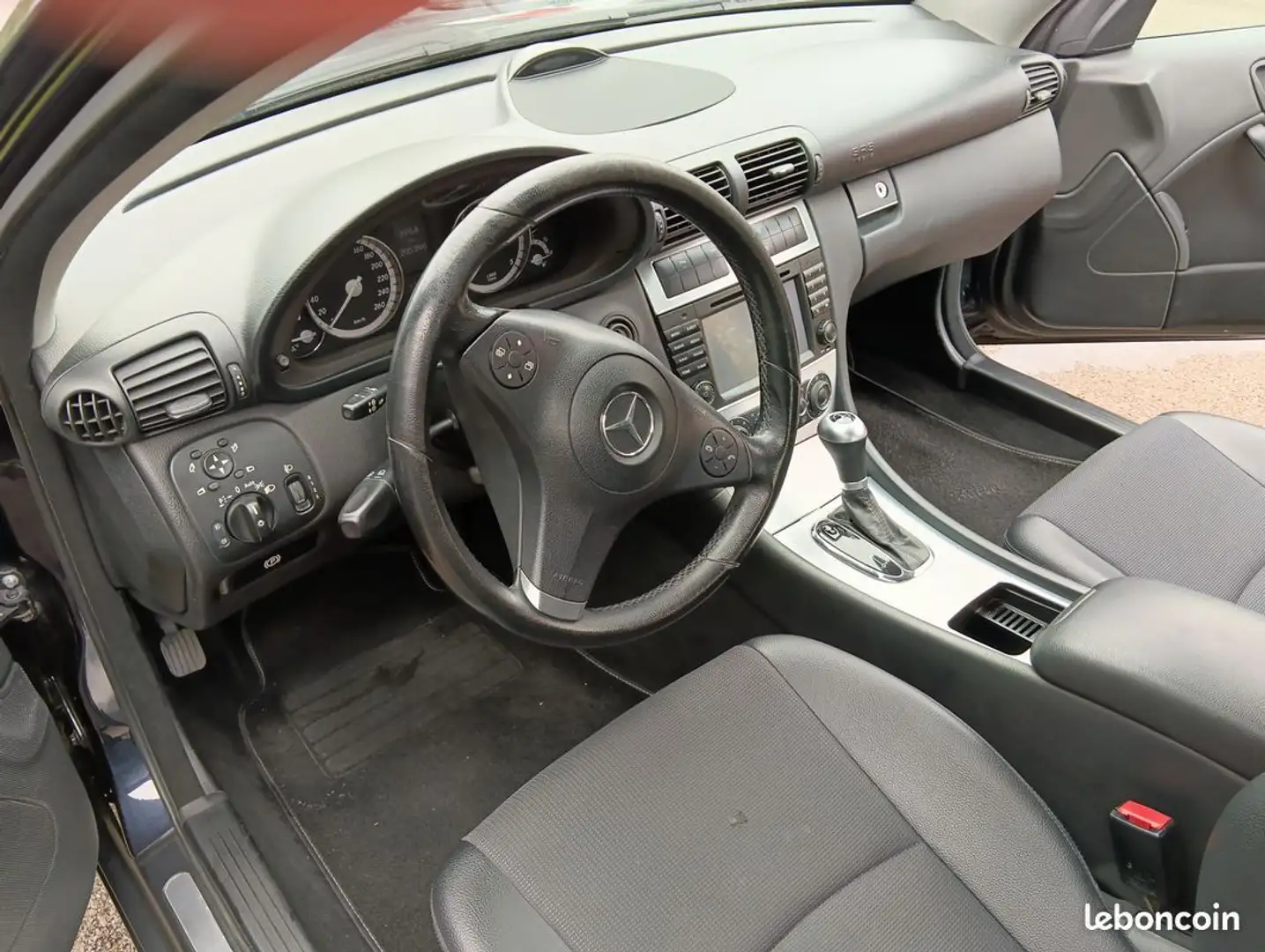 Mercedes-Benz C 200 Belle mercedes c200 cdi pack 2008 boite auto tbe revise reprise Noir - 2