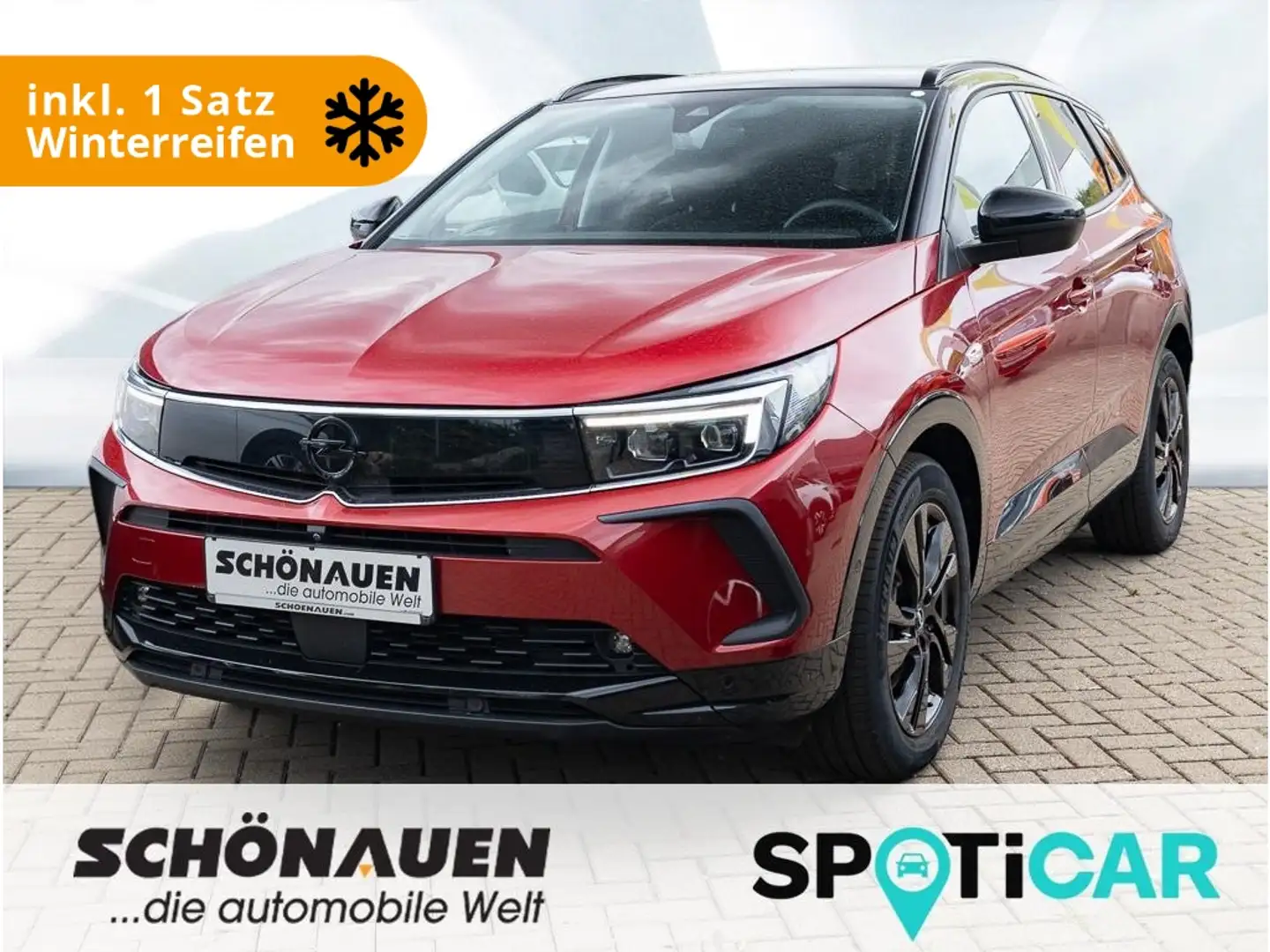 Opel Grandland GS Plug-In-Hybrid +AUT+RFK+L/SHZ+LED+ Rouge - 1