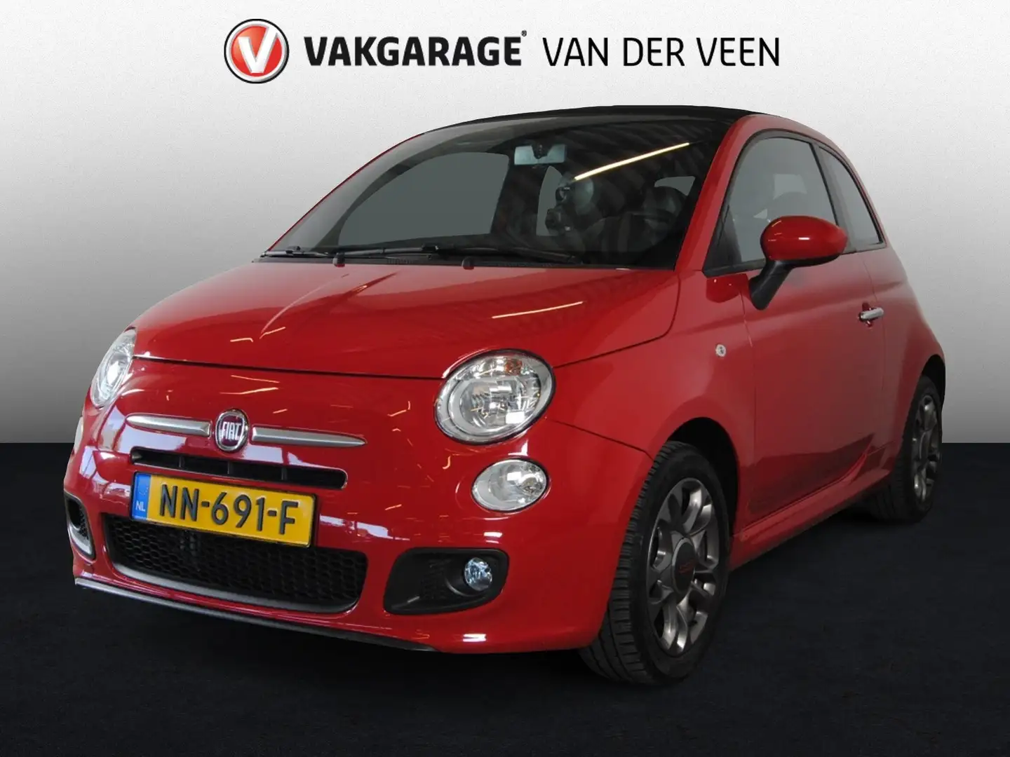 Fiat 500 1.2 Lounge Rood - 1