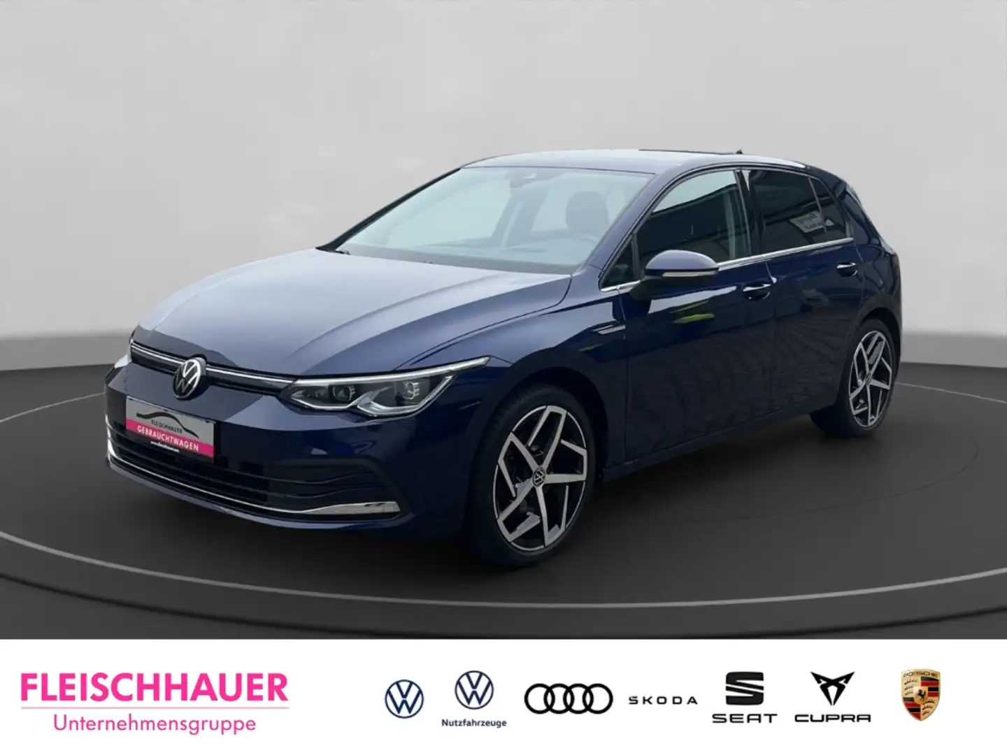 Volkswagen Golf VIII Style 1.5 TSI Head-Up Kamera Sitzheizung Blauw - 1