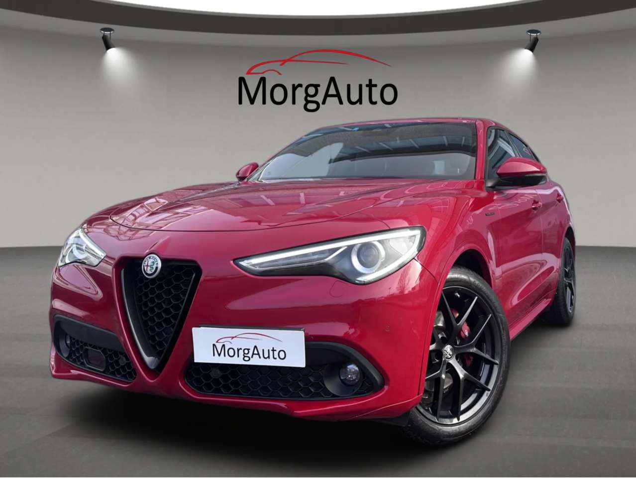 Alfa Romeo Stelvio 2.2D 210CV Q4 Automatica Veloce, Sedili avvolgenti in pelle, Fari Bi-Xenon, Navigatore, Retrocamera, Euro 6d