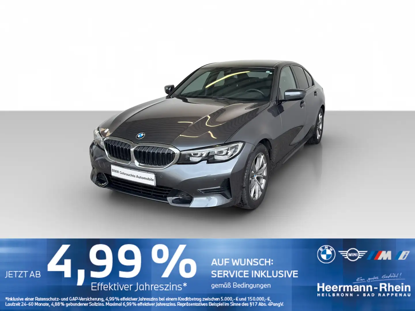 BMW 320 dA Lim. Sport Line LiveCock.PDC.SHZ.DuLa.DAB Grau - 2