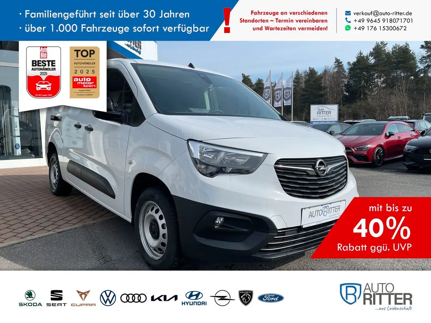 Opel Combo Cargo 1.5 XL L2 Blanco - 1