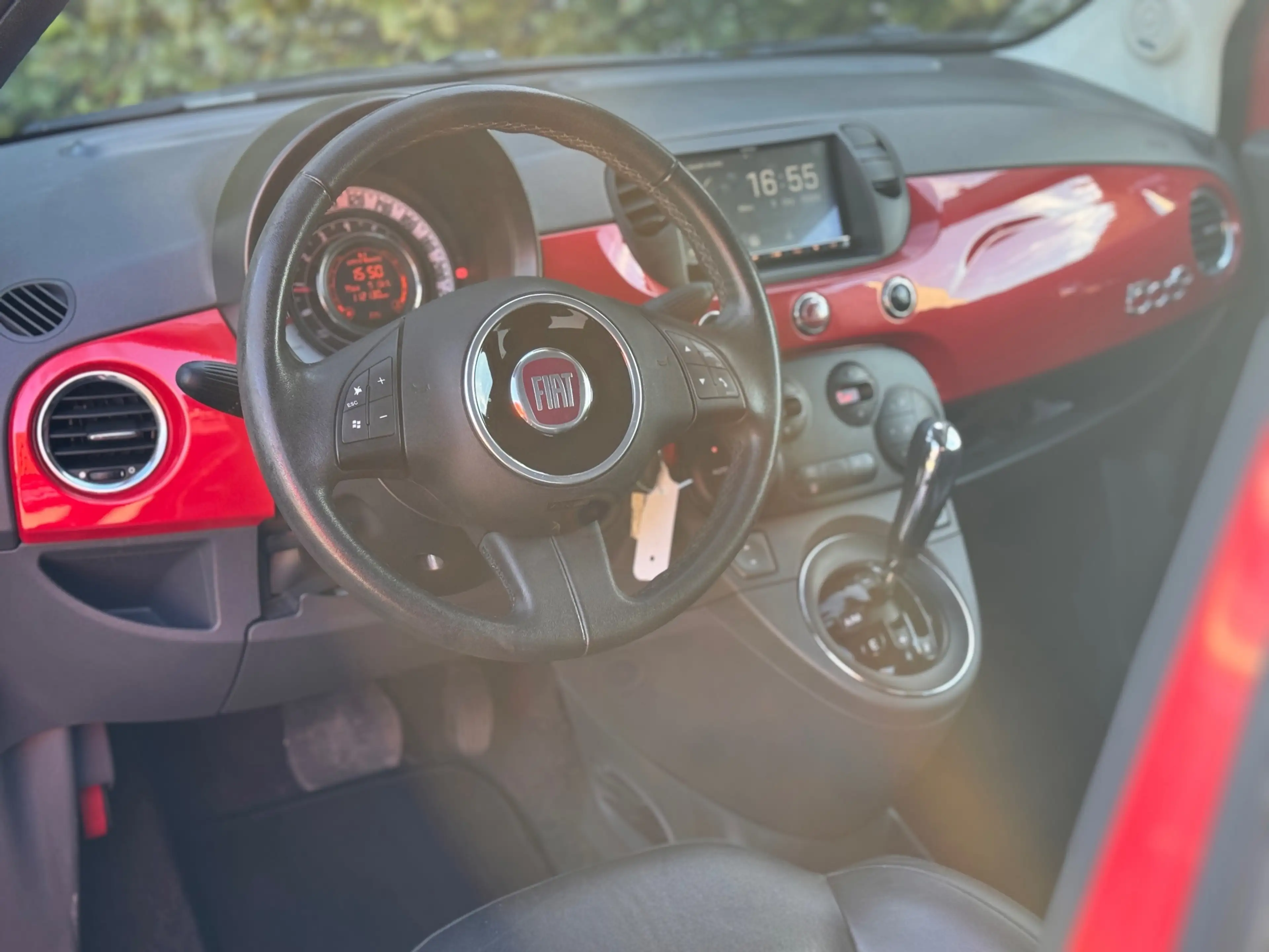 Fiat 500C 1.2 Lounge Cabrio navi App CarPlay Leer — photo 10