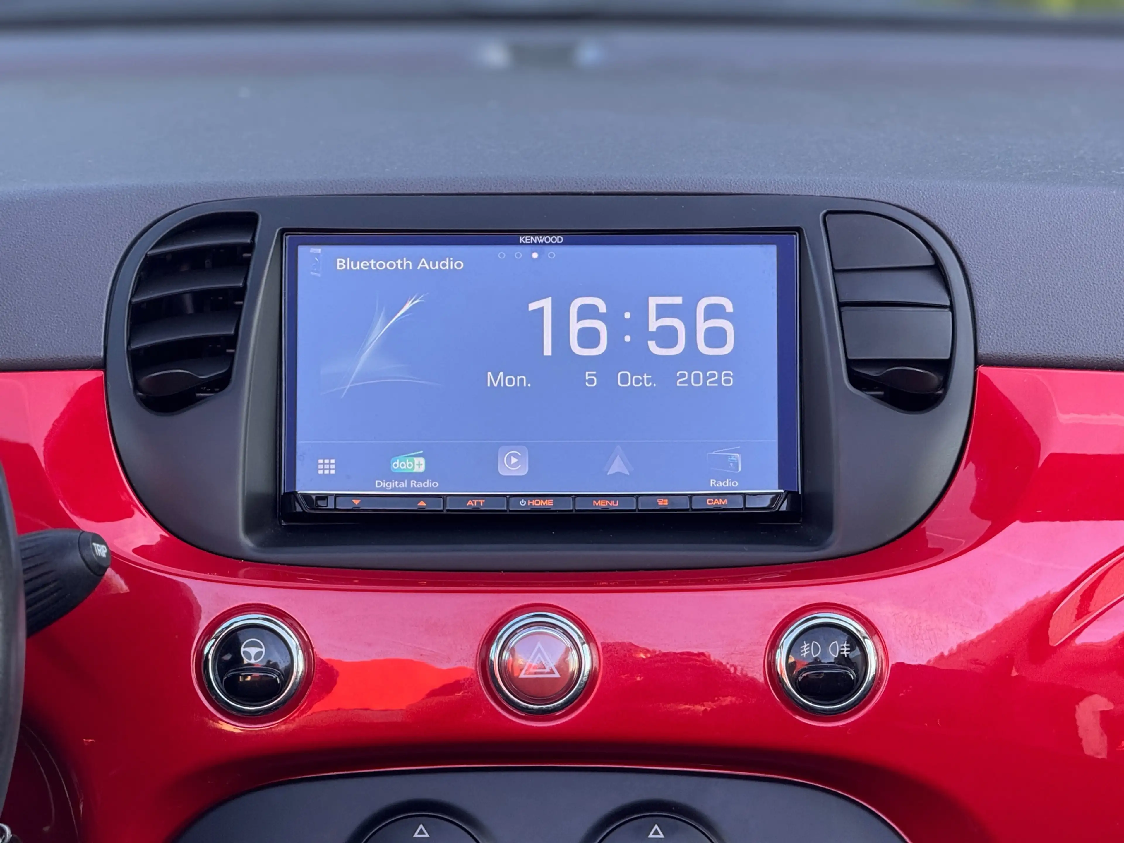 Fiat 500C 1.2 Lounge Cabrio navi App CarPlay Leer — photo 13