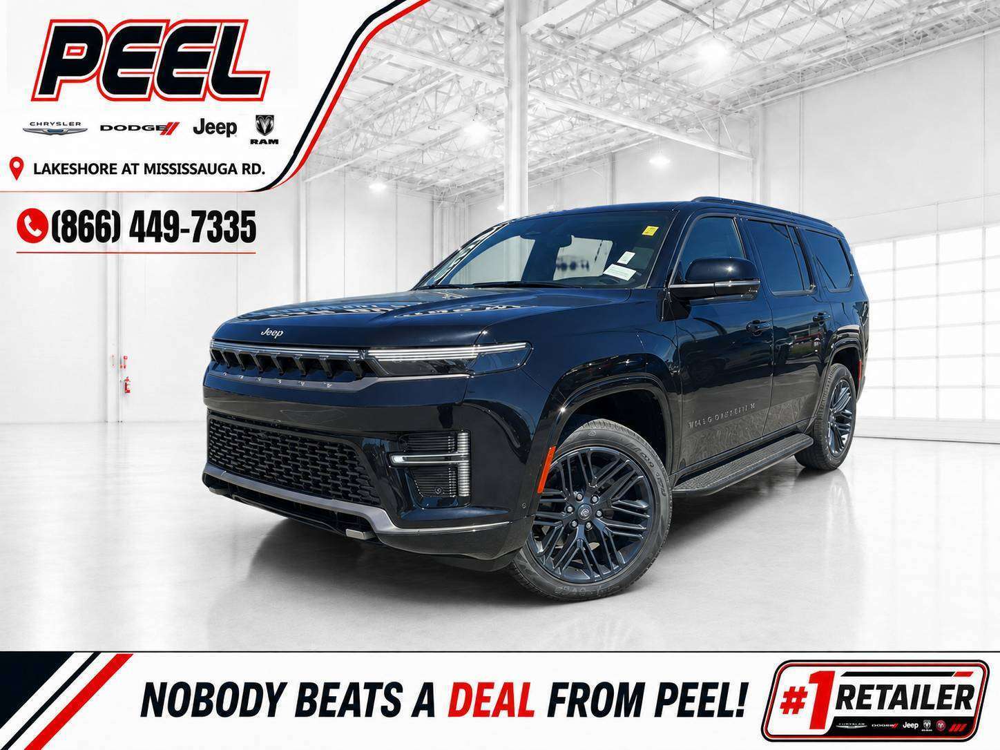 Black 2026 Jeep Grand Wagoneer SUV / Crossover Four-Wheel Drive 8-Speed Automatic