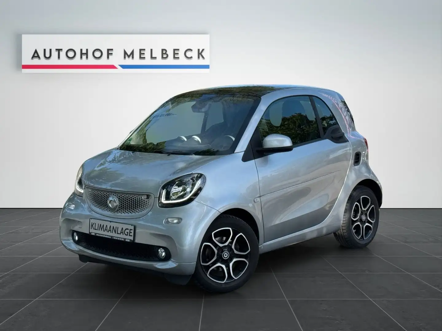 smart forTwo fortwo coupe *TÜV NEU*LEDER*KLIMA*SHZ*PANO*NAVI* Silber - 1