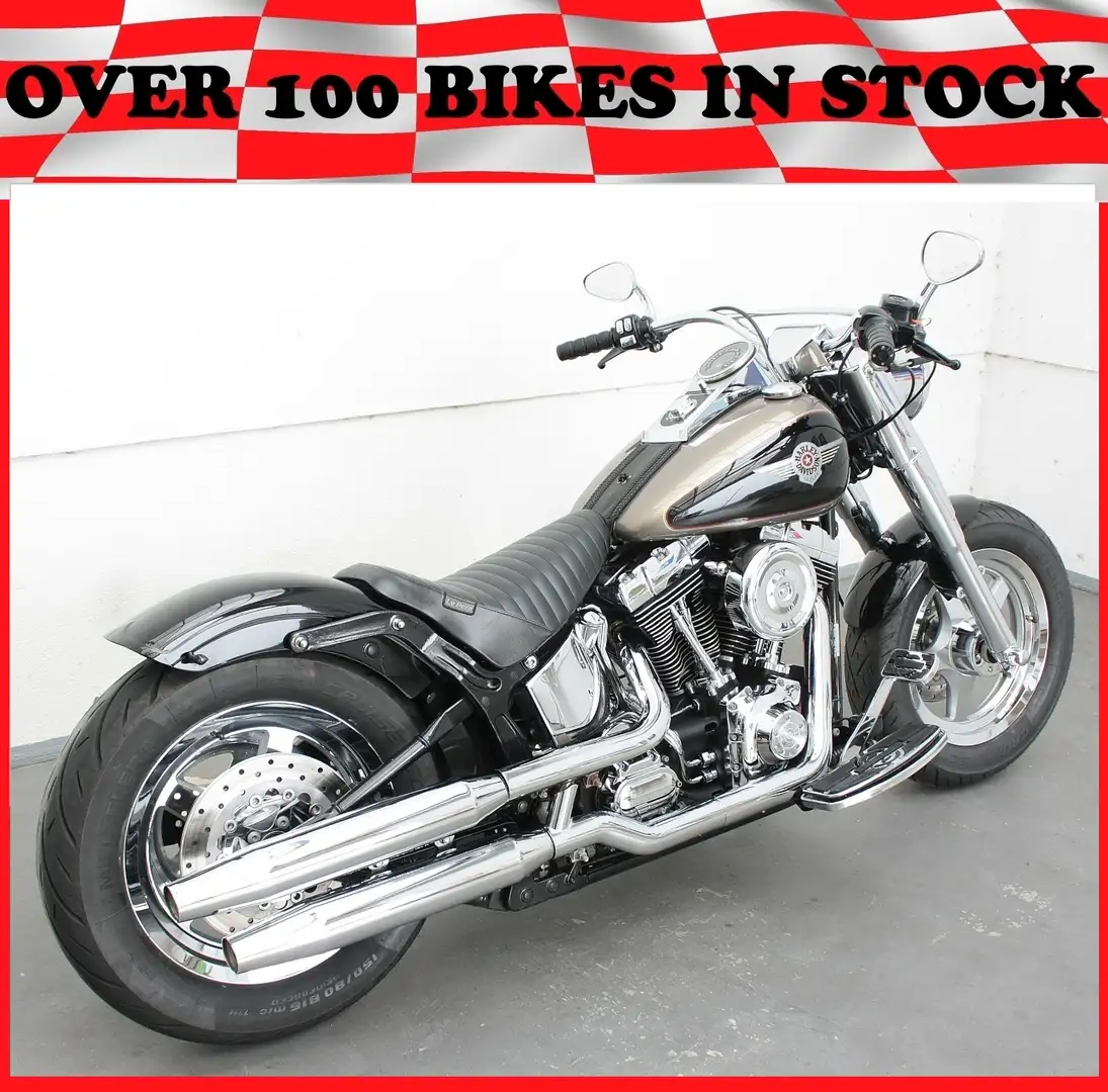 Harley-Davidson Softail FLSTF Softail Fat Boy Negro - 1