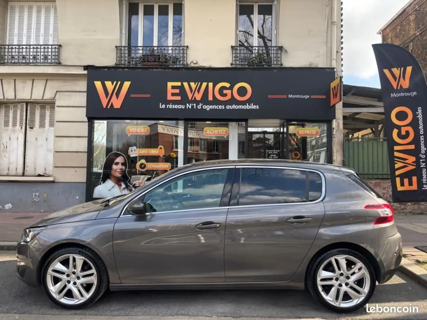 Peugeot 308 130 FELINE BVA ENTRETIEN COMPLET FULL OPTIONS SIÉG Gris - 2