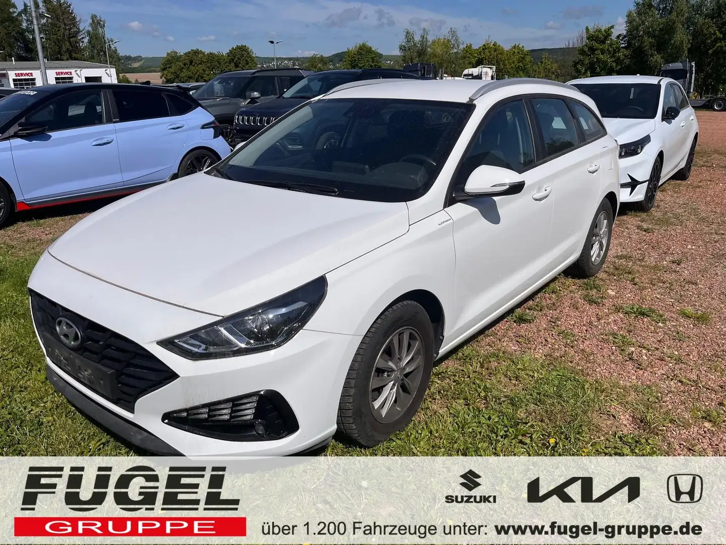 Hyundai i30 Kombi 1.6 CRDi Klima|SHZ|Car-Play Alb - 1