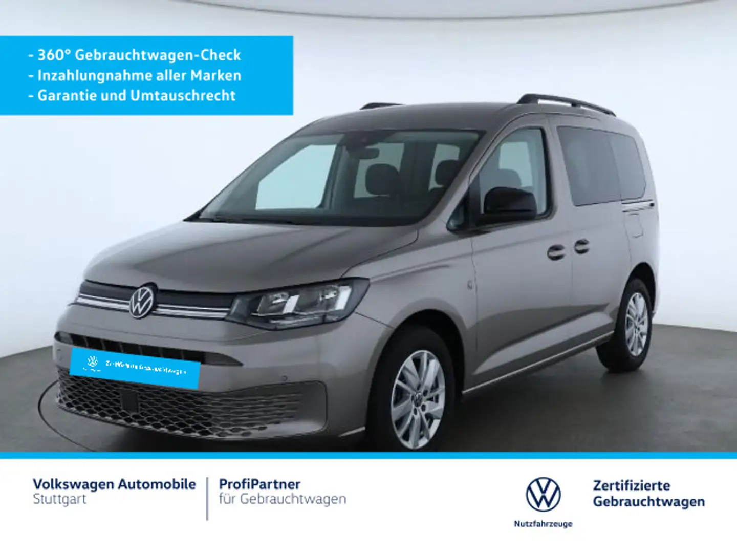 Volkswagen Caddy Life DSG 2,0 TDI Euro 6e AHK Klima Beige - 2