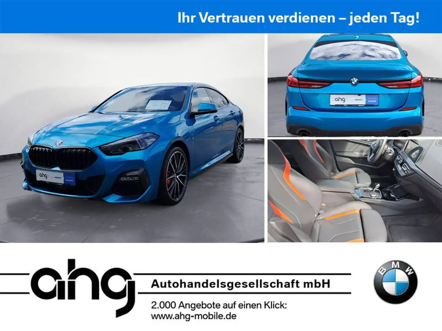 BMW 220i Gran Coupe Edition Colorvision Navi DSG Led Azul - 1