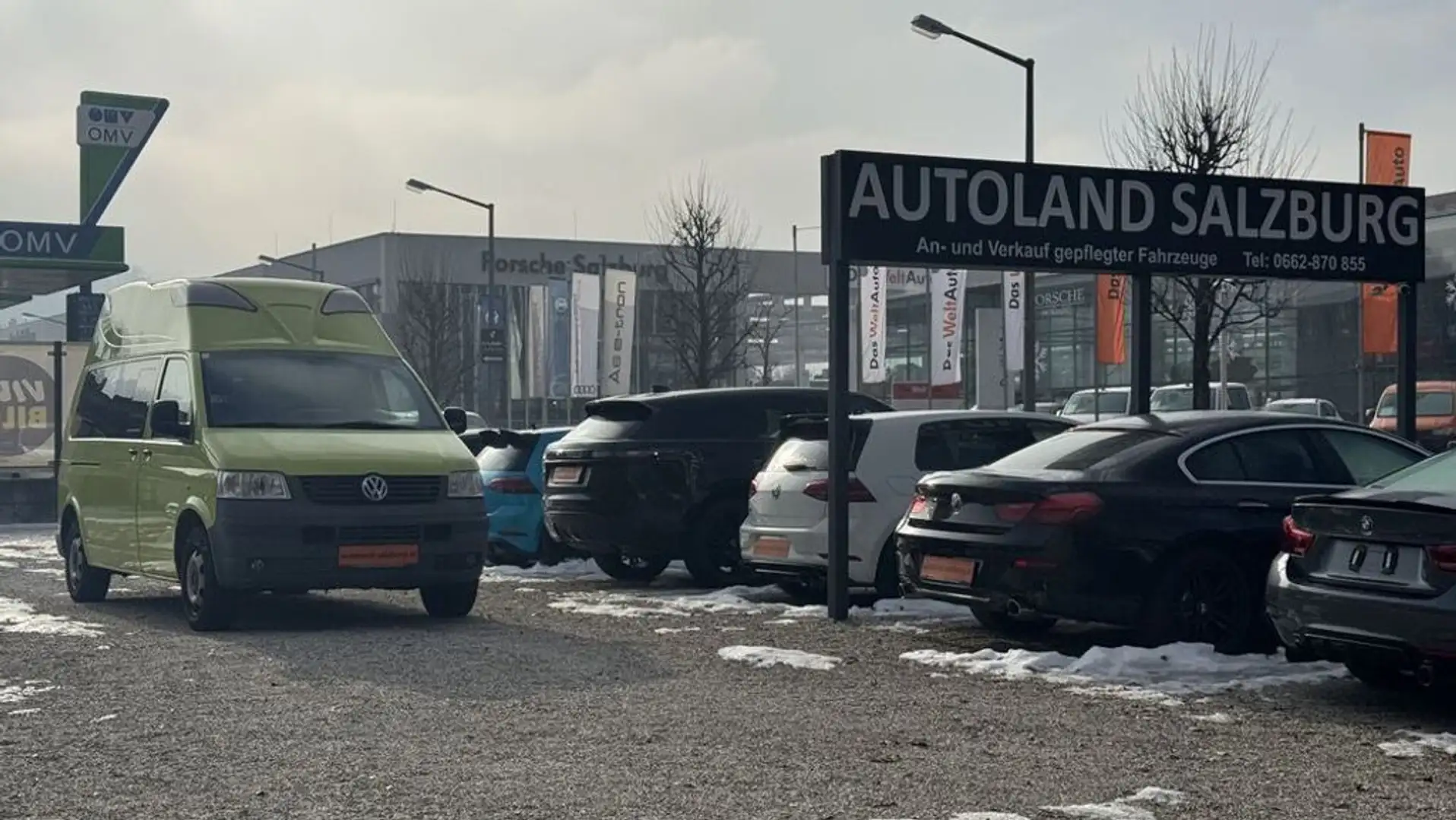 Volkswagen T5 Kombi * Solardach*Bett*Wassertank*GasHerd* Grün - 2