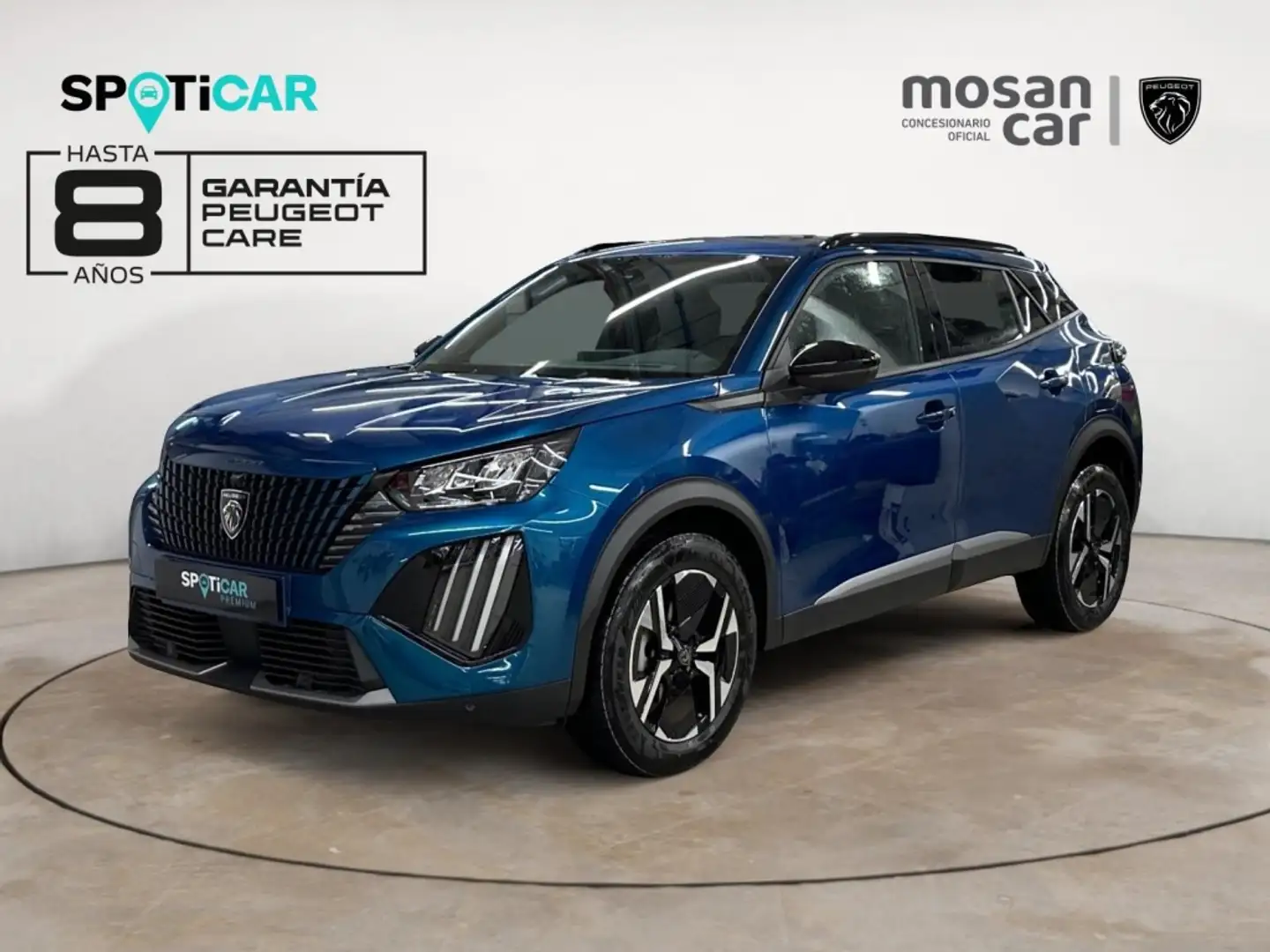 Peugeot 2008 1.2 PURETECH 100 ALLURE MIRROR LL17 RADAR AV AR Azul - 1