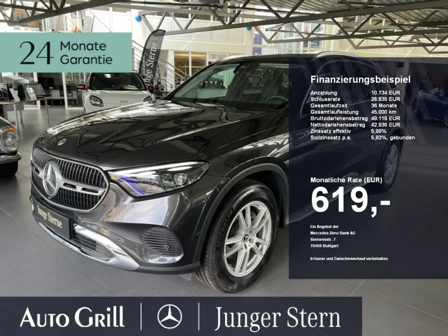 Mercedes-Benz GLC 200 4M Airmatic Hinterachslenk Burm Standhzg Grau - 1