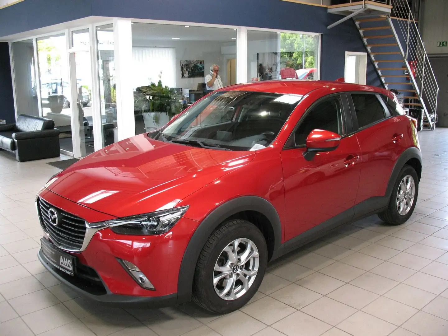 Mazda CX-3 SKYACTIV-G 120 FWD Exclusive-Line *LED*AHK* Rood - 1