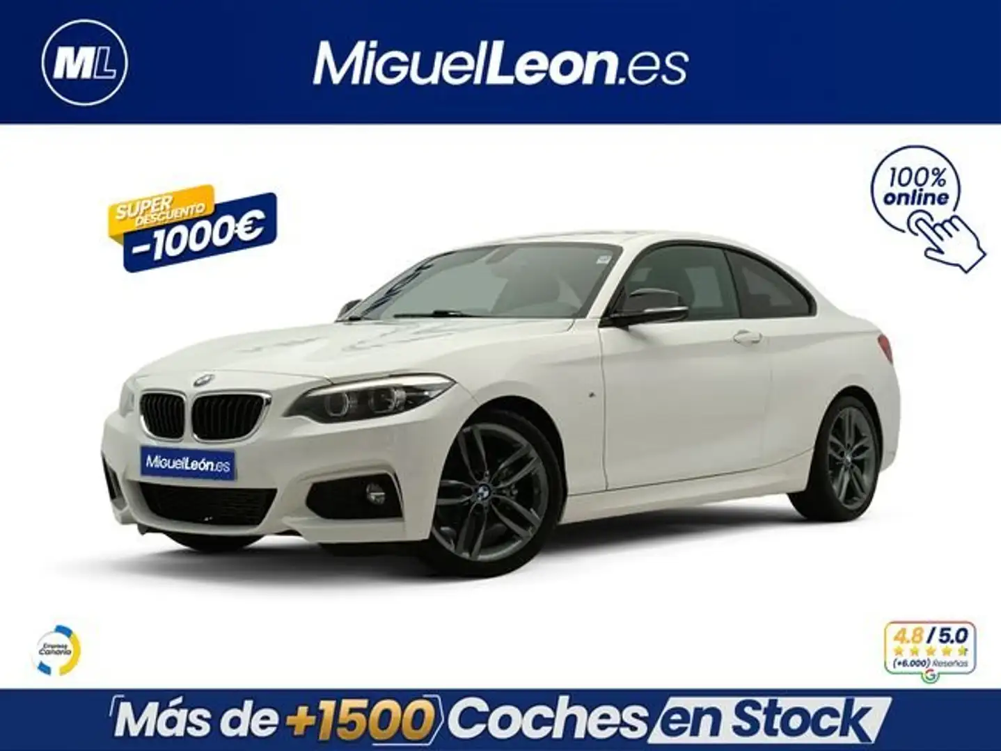 BMW 218 218d Blanco - 1