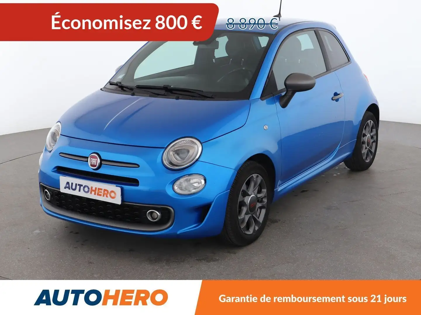 Fiat 500 1.2 S Bleu - 1