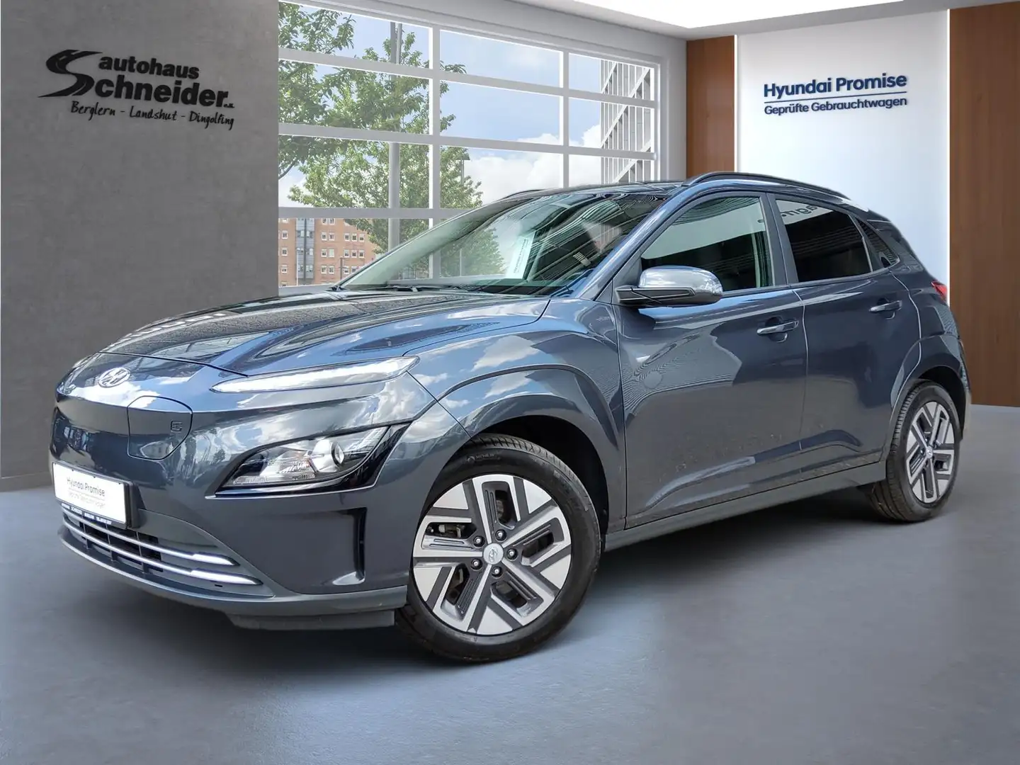 Hyundai KONA EV 39,2kWh TREND NAVI/ACC/OBC/LED/KRELL/DAB Grau - 1