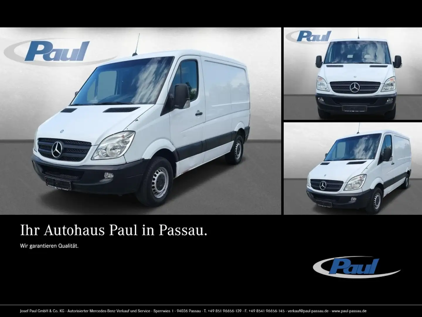 Mercedes-Benz Sprinter 216 CDI KA AHK+Klima+SHZ+Tempomat Weiß - 1
