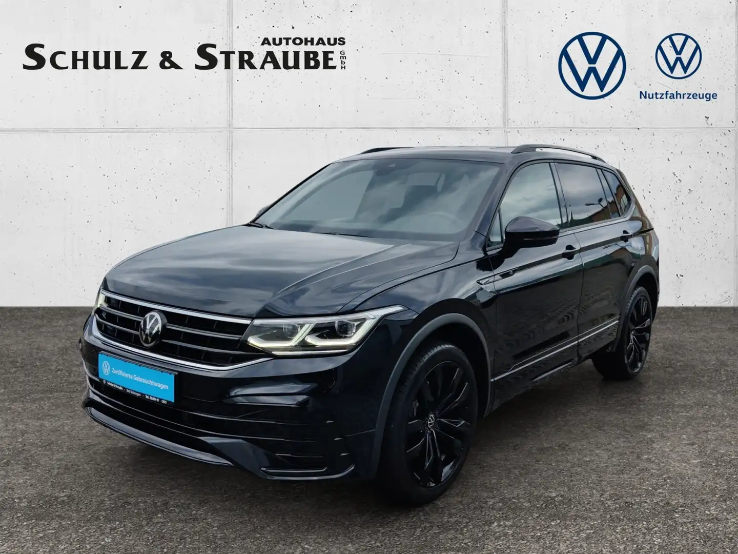 Volkswagen Tiguan Allspace 2.0 TSI R-Line 4Motion Lane Assist, LED-Matrix, A Zwart - 2