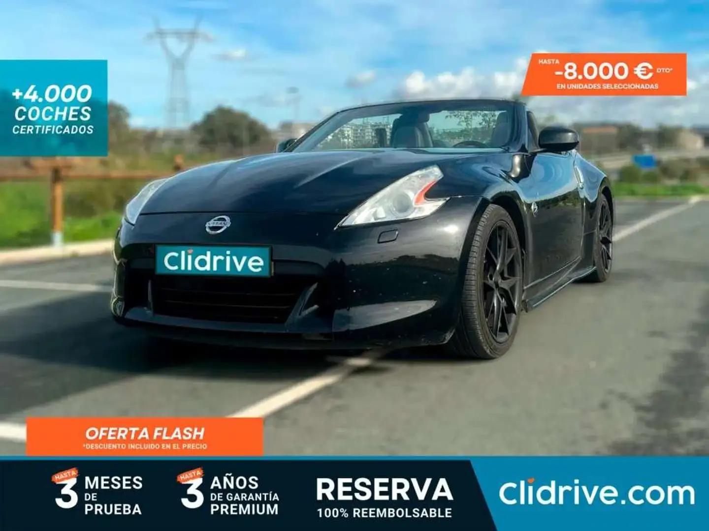 Nissan 370Z ROADSTER 3.7 V6 PACK NAV LL 19" AS Negro - 2