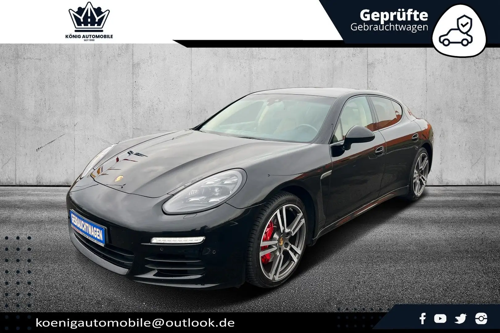 Porsche Panamera 3.0D / LED / LUFT / BOSE / GTS / 20'LM Schwarz - 2
