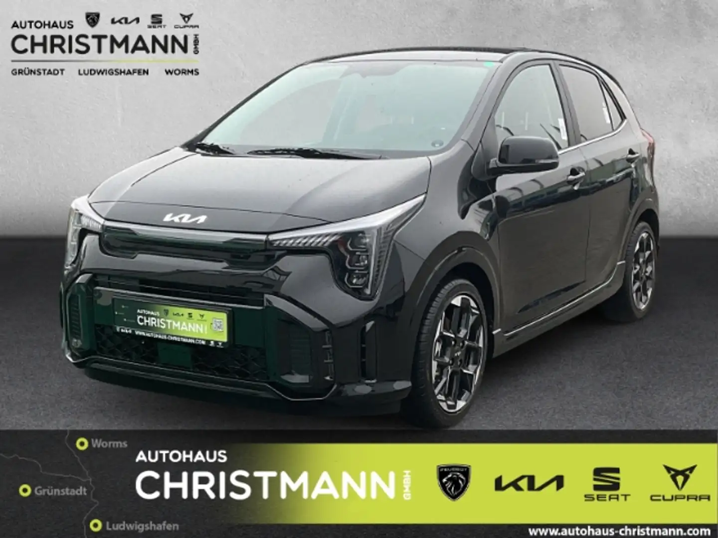 Kia Picanto PE2 1.2 GT-LINE *NAVIGATIONSSYSTEM*RÜCKFAHRKAMERA* Schwarz - 1