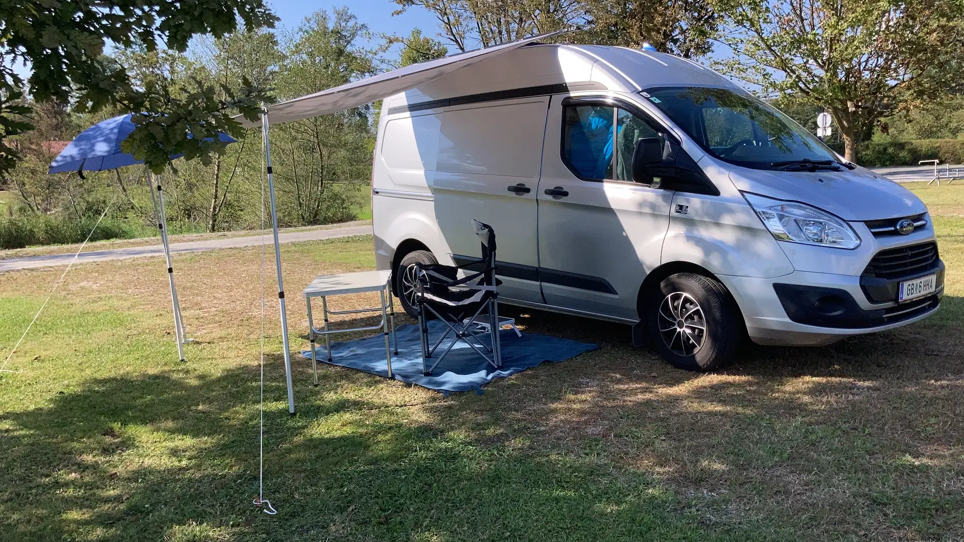 Ford Transit Custom Silber - 1