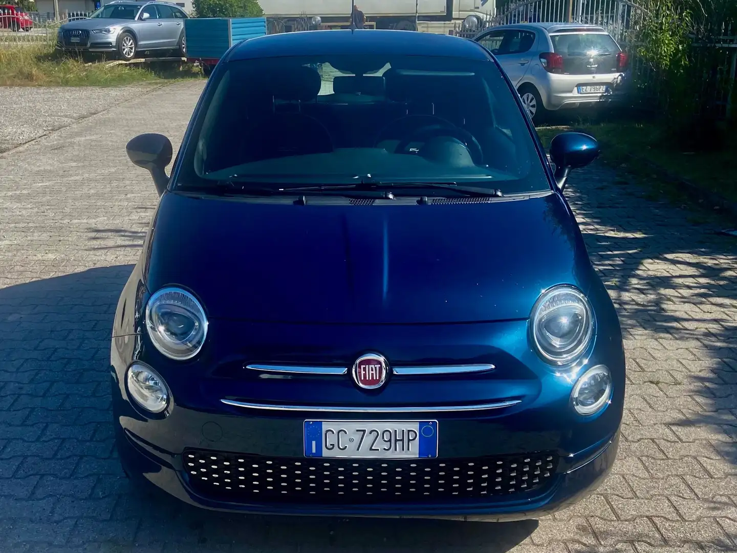 Fiat 500 1.0 hybrid Lounge 70cv Blauw - 1