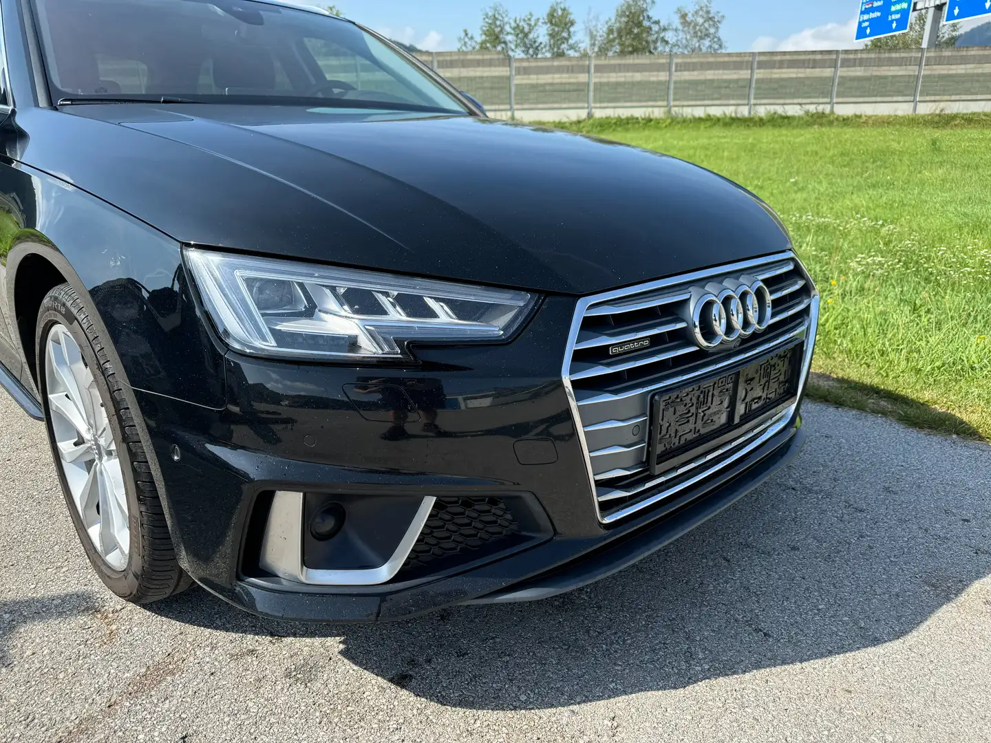 Audi A4 A4 3.0 TDI quattro S-Line, 360°, Matrix, ACC Schwarz - 2