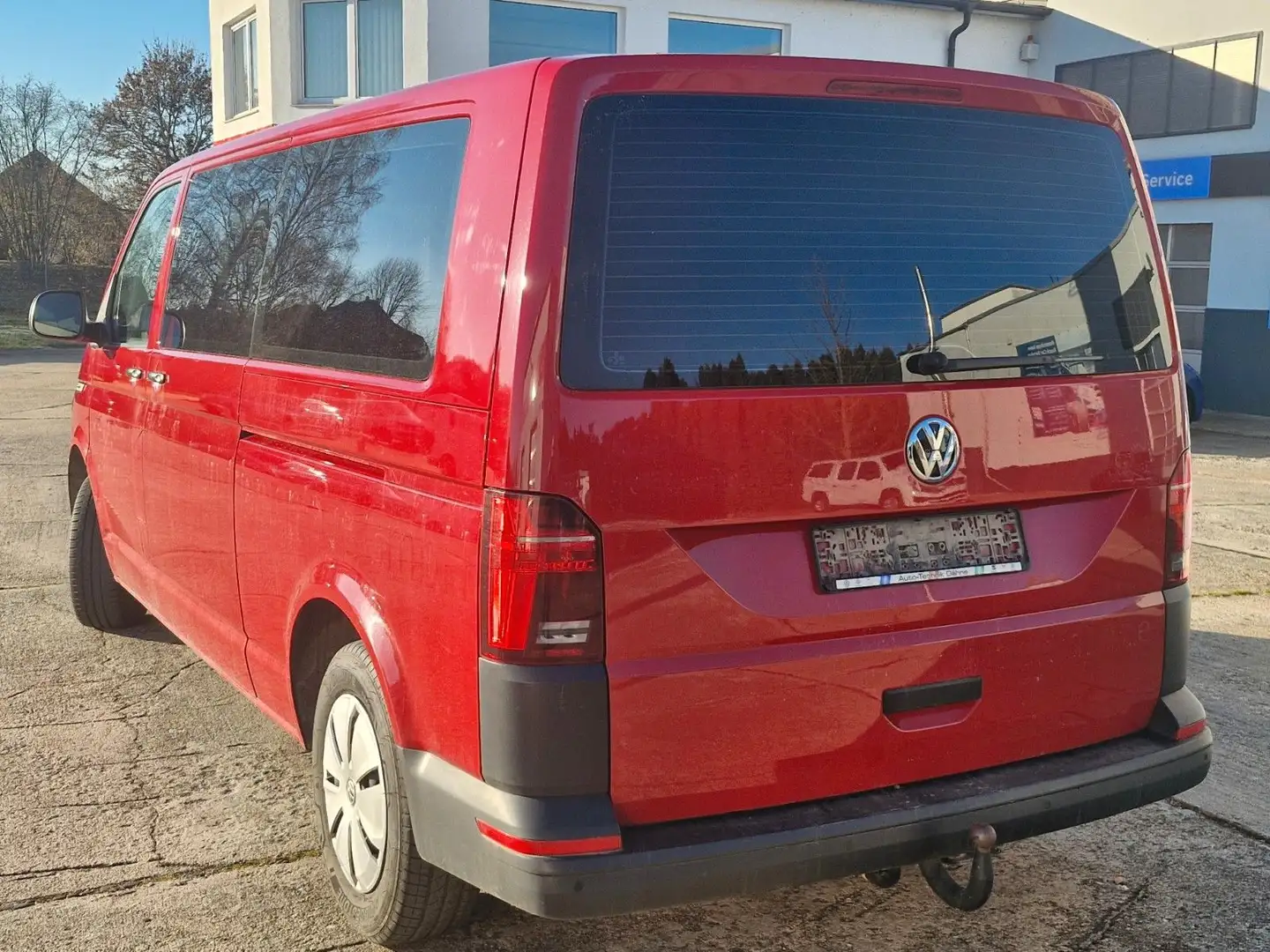 Volkswagen T6 Transporter T6.1 Transporter Kombi lang LED/Stdhzg/AHK/ACC Rot - 2