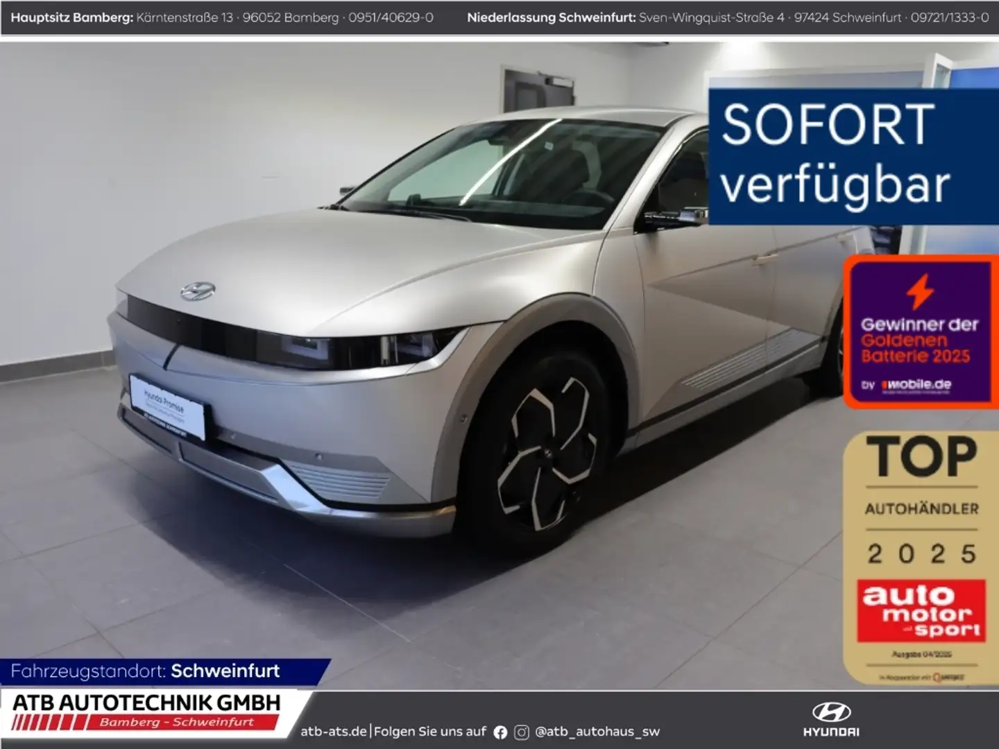 Hyundai IONIQ 5 UNIQ 77,4 kWh 4WD SOH 98,4 % HUD Navi Leder Oro - 1