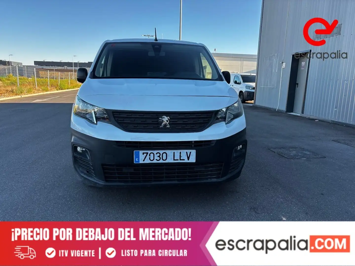 Peugeot Partner Pro Standard 600kg BlueHDi 73kW Blanco - 2
