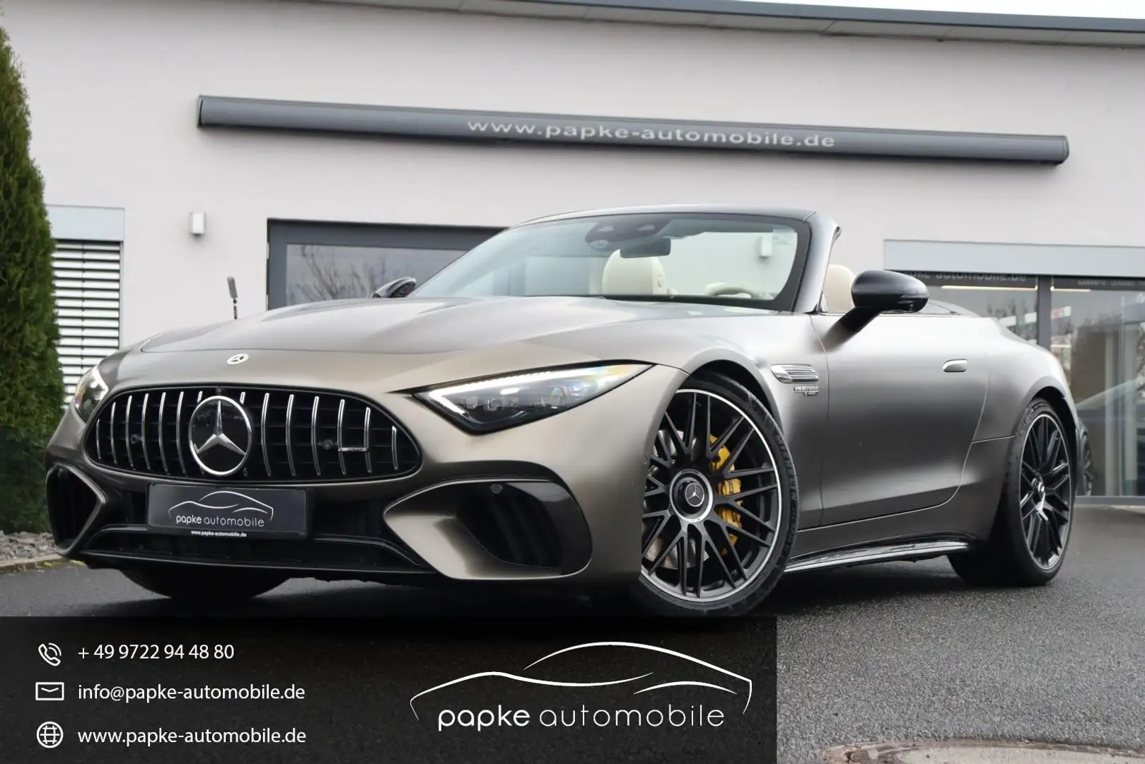 Mercedes-Benz SL 63 AMG 4Matic +CARBON+LIFT+TRACK PACE+MAGNO++ Gris - 1