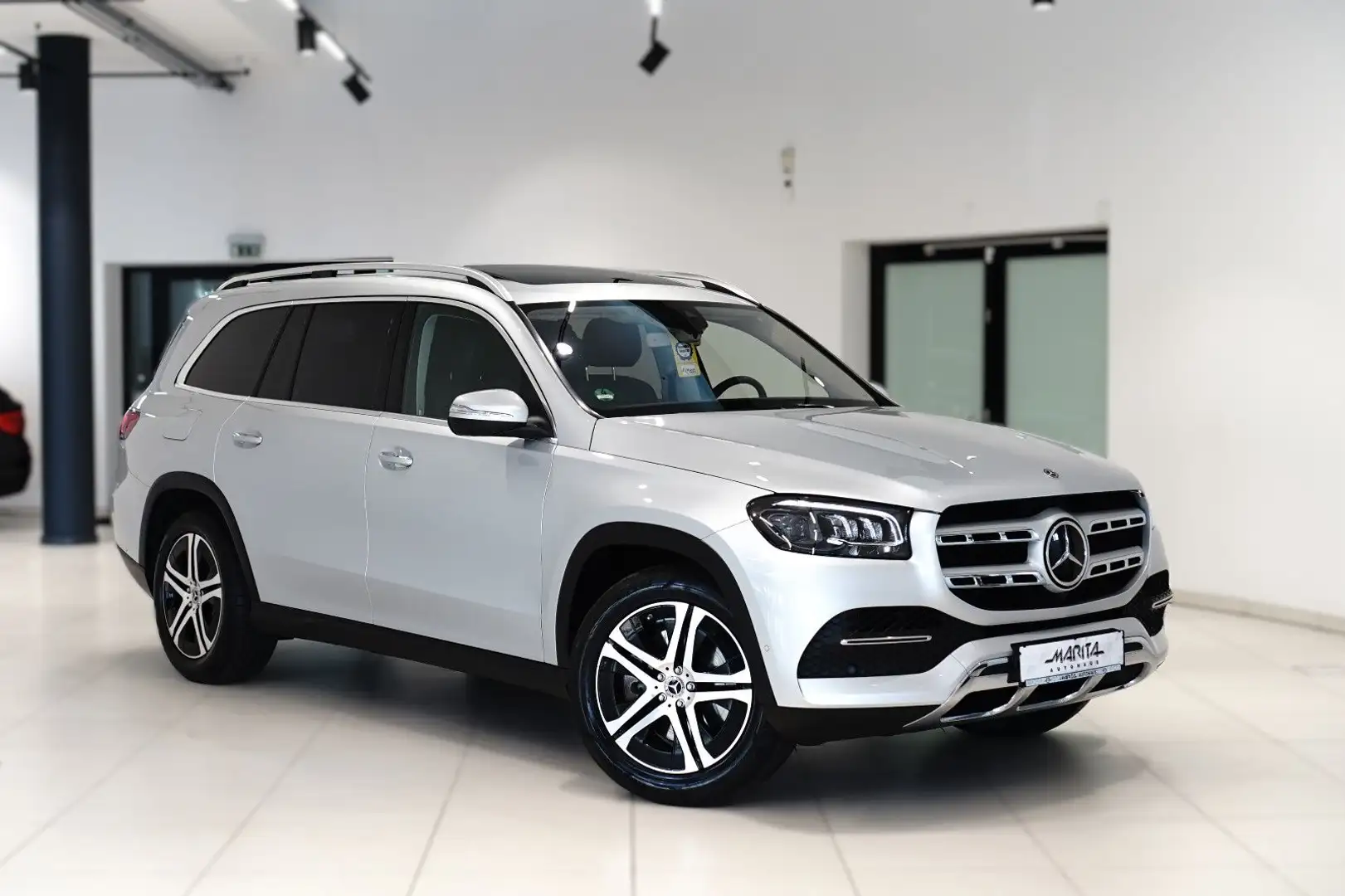 Mercedes-Benz GLS 400 |7-SITZ|DISTR|LUFT|360°|MBUX|MASSAG|eAHK| Argent - 1