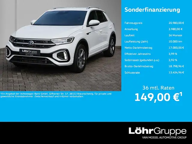 2024 Volkswagen T-Roc in White for sale