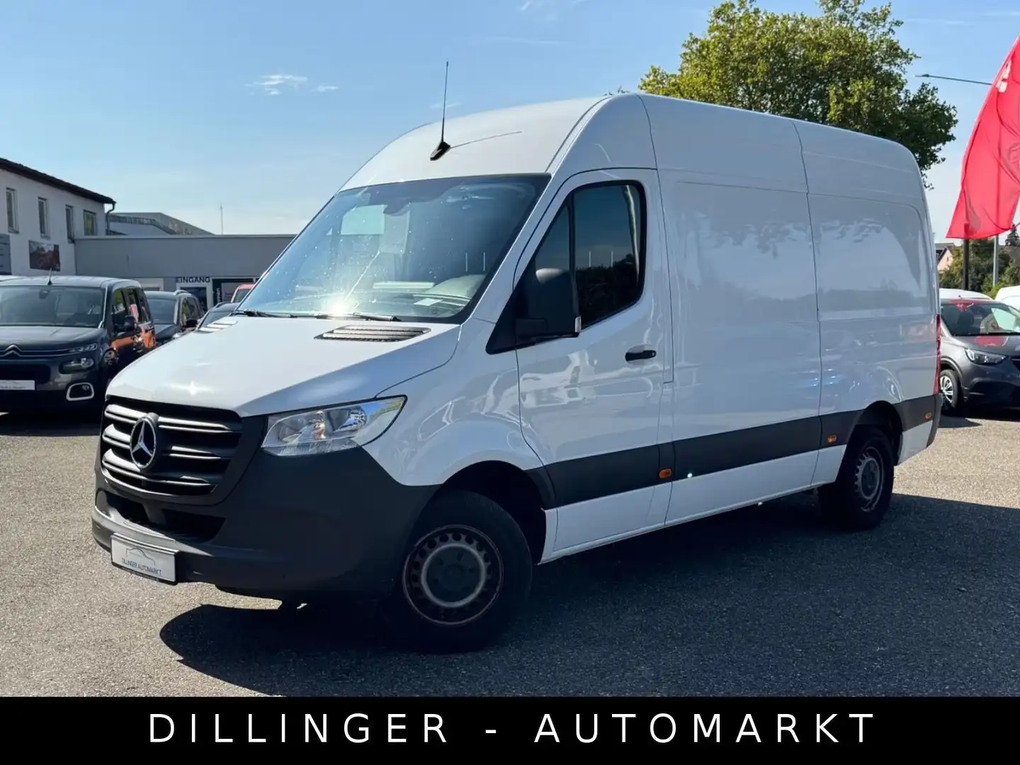 Mercedes-Benz Sprinter 316 HA L2H2 KLIMA Temp Kam 360° Standhz Blanc - 1