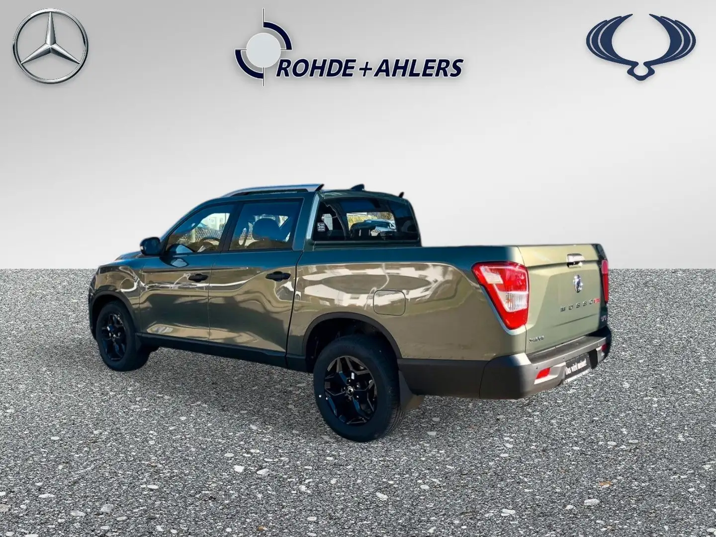 SsangYong Musso Musso Grand Blackline 2,2 4WD 18 ZOLL ALU+SD+SHD Verde - 2