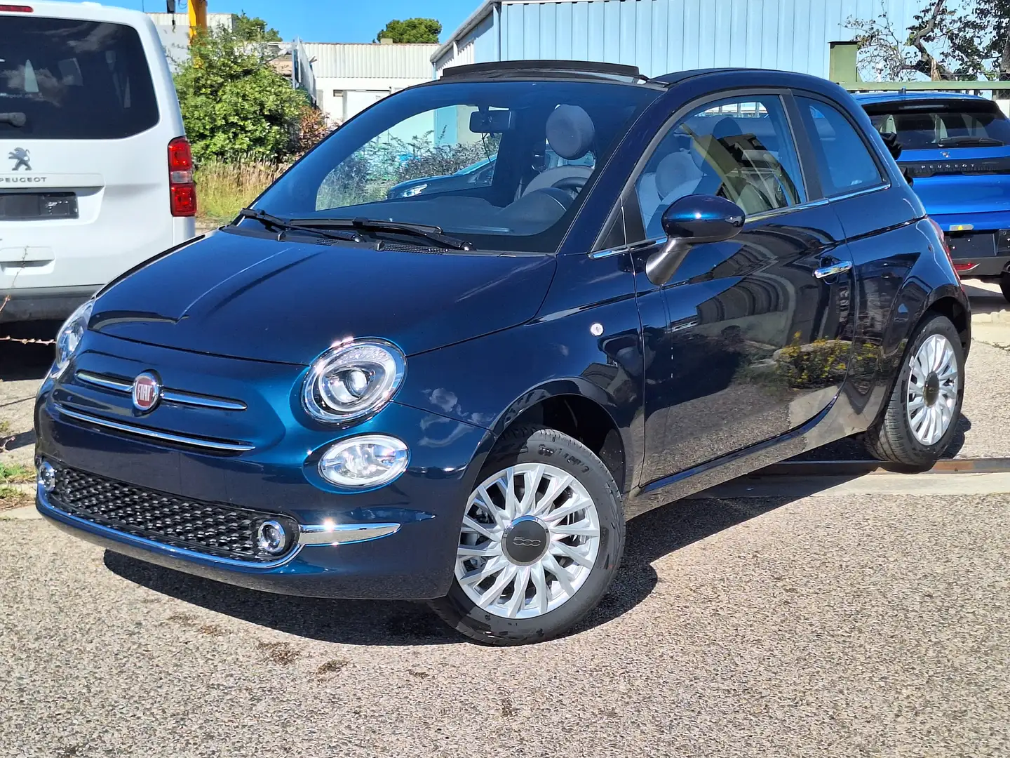 Fiat 500C 1.0 70 ch Hybride BSG S/S Club Bleu - 2
