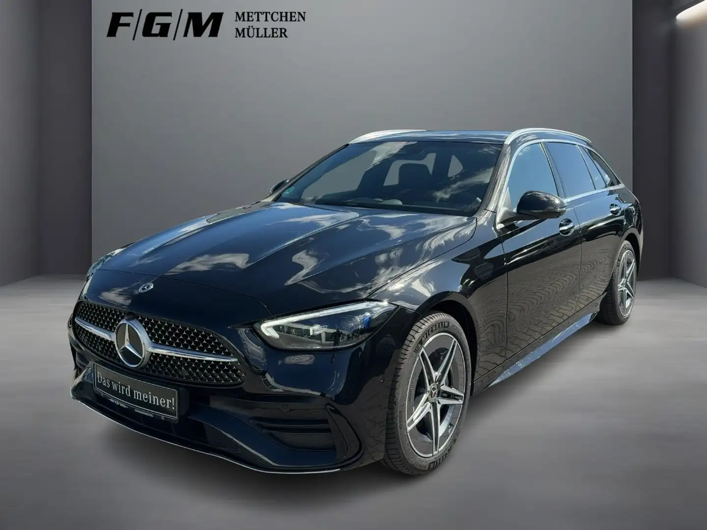 Mercedes-Benz C 300 T e AMG Line DigiLight|KeyGo|S-Dach|TWA Schwarz - 1