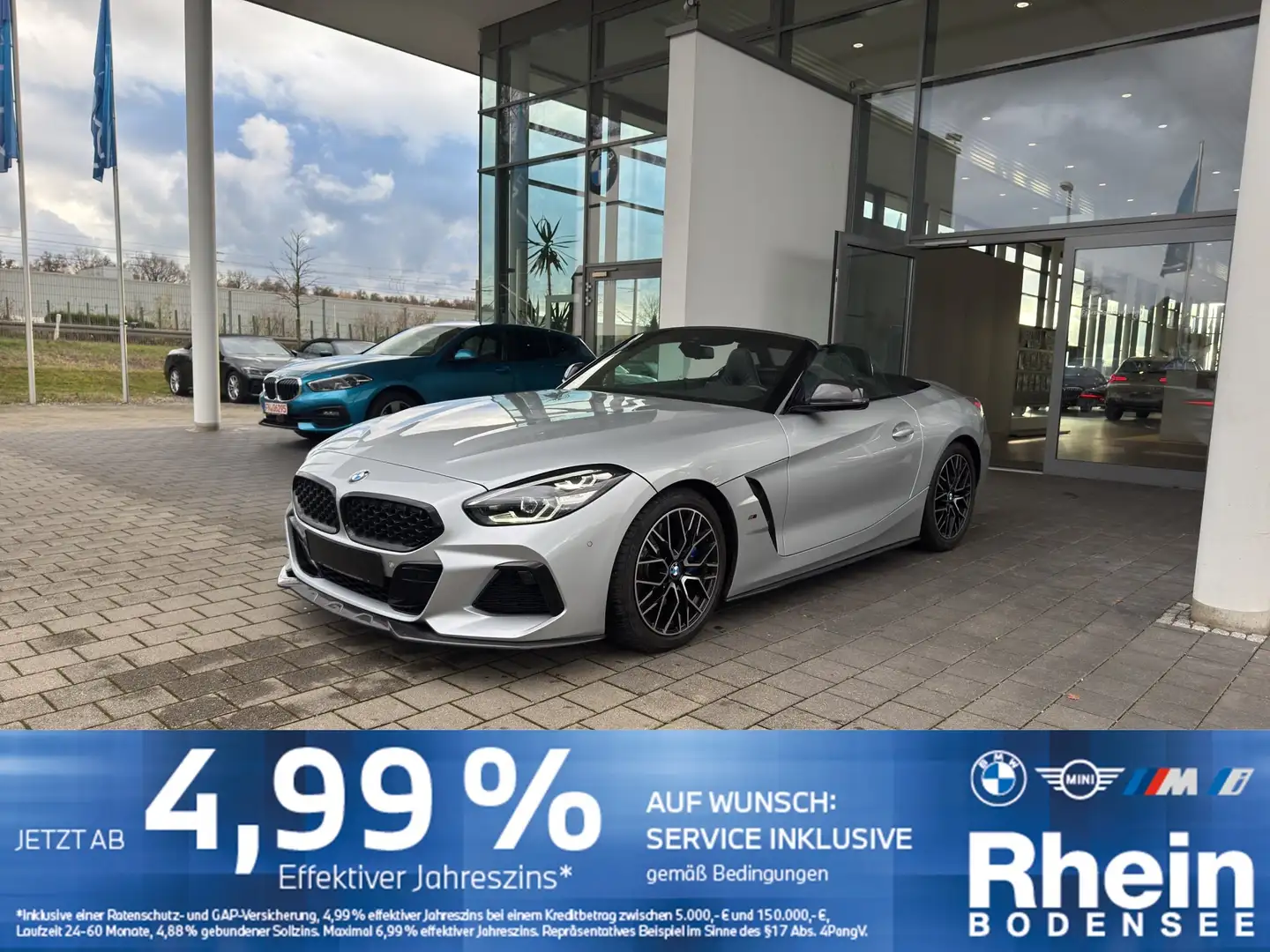 BMW Z4 sDrive 20i M Sport Komfortzug. LH Hifi SH Silber - 1
