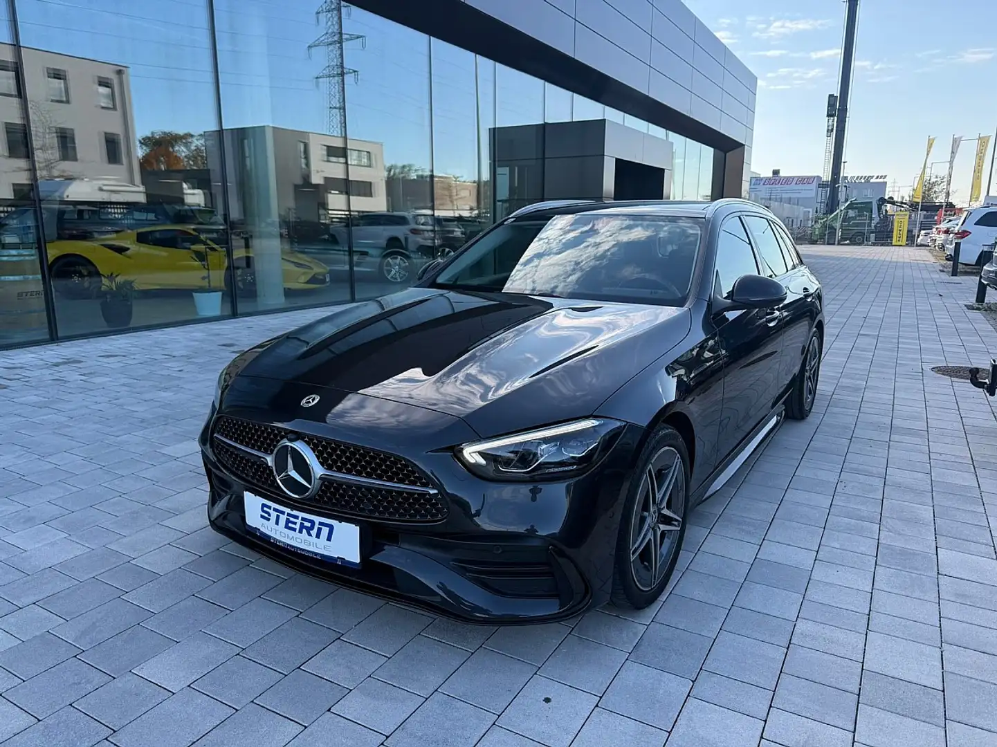 Mercedes-Benz C 220 d T Aut. AMG Line Noir - 1