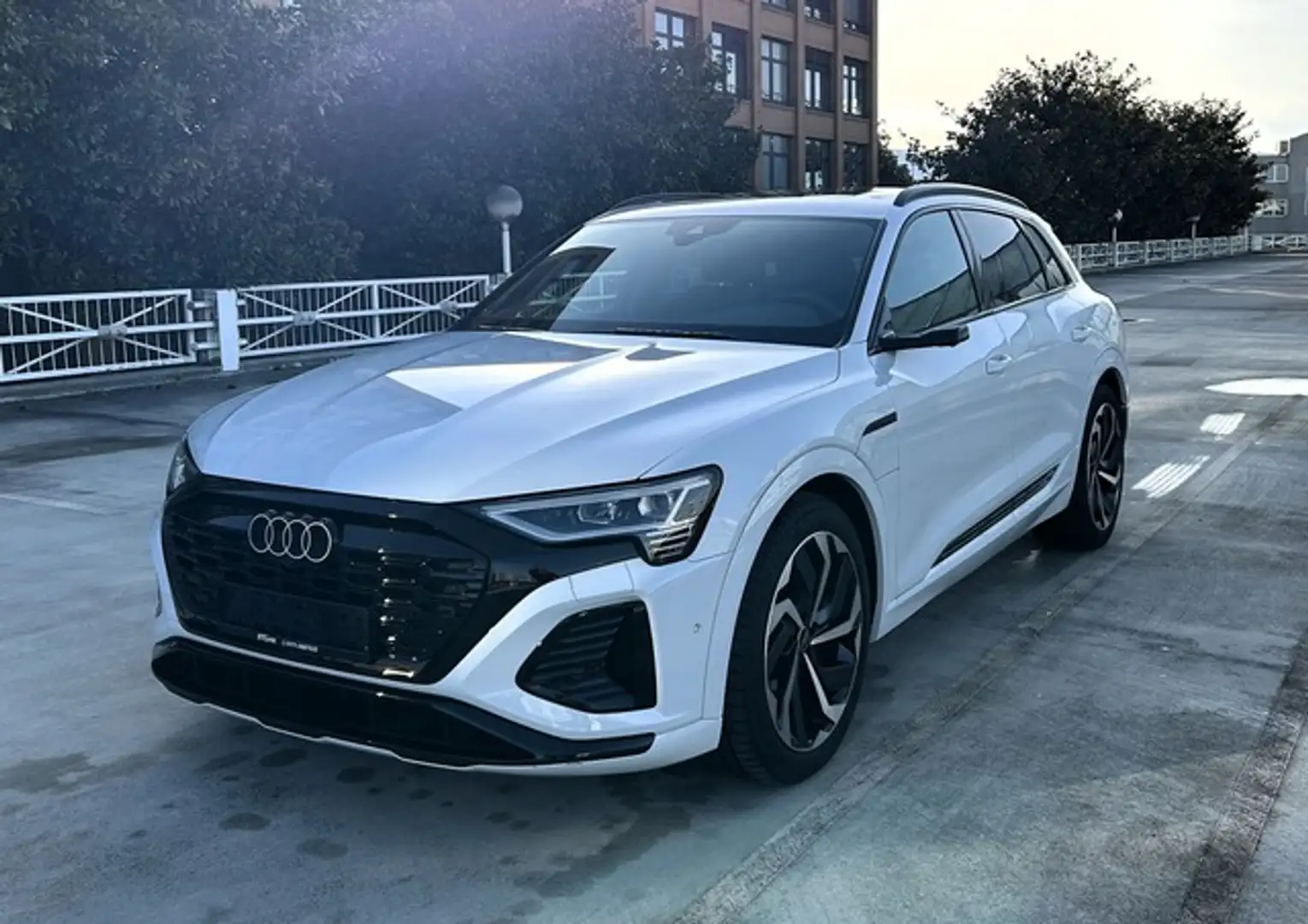 Audi Q8 e-tron 55 quattro S line NP:110T¤ Weiß - 1